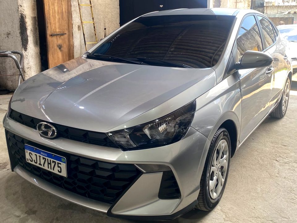Hyundai HB20 depois da funilaria e pintura na MKar Premium